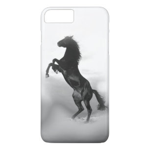 title_seo2 Silhouette de Caballo Blanco Negro