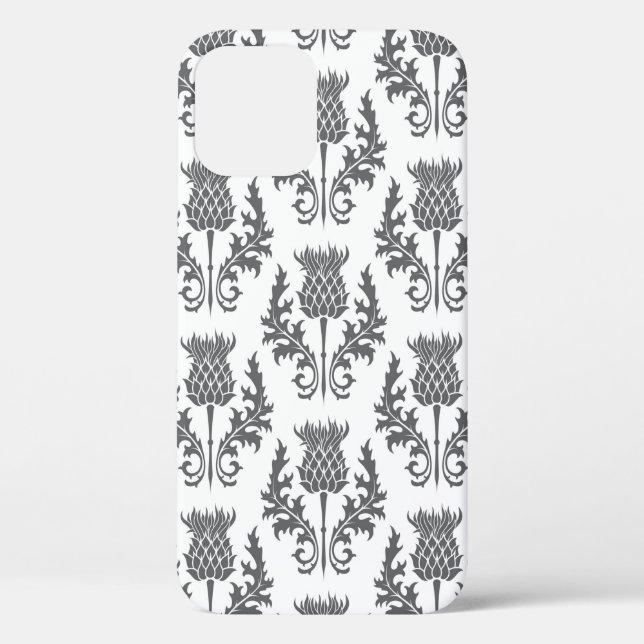 Funda De Case-Mate Para iPhone silhouette de patrón ininterrumpido (Reverso )