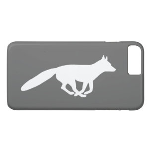 Funda Para iPhone 8 Plus/7 Plus Silhouette Fox blanca