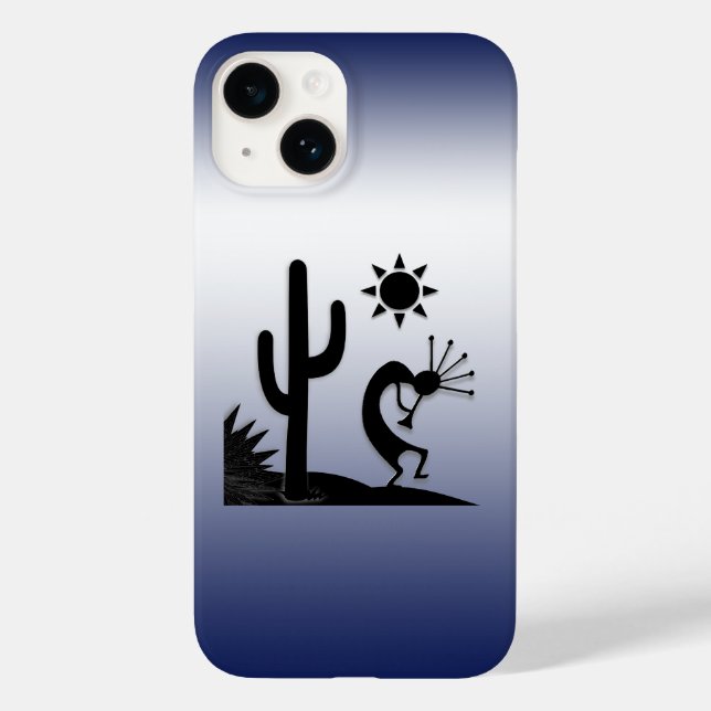 Funda De Case-Mate Para iPhone Silhouette Kokopelli (Reverso )