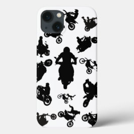 Funda Para iPhone 13 Silhouette Motorcycle