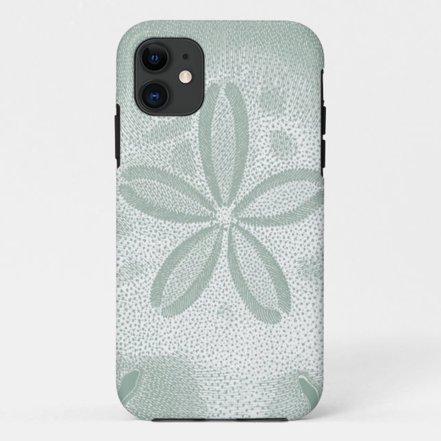 Funda De Case-Mate Para iPhone Silhouette Sand Dollar (Reverso)