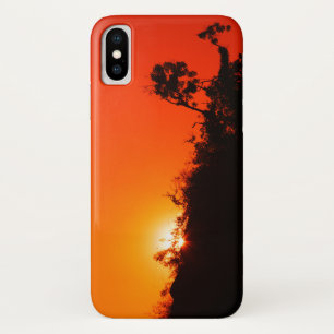 Funda Para iPhone X Silhouette Sunset