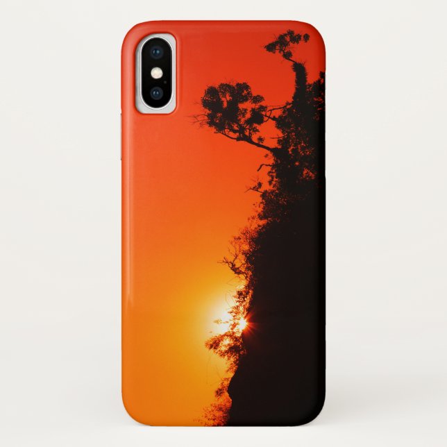 Funda De Case-Mate Para iPhone Silhouette Sunset (Reverso)