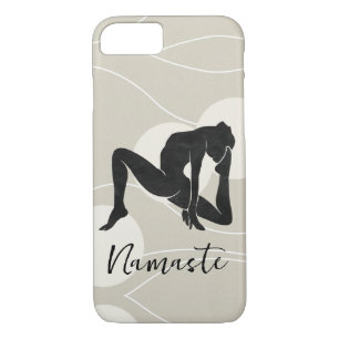 Funda Para iPhone 8/7 Silhouette Zen meditación yoga sanidad namaste