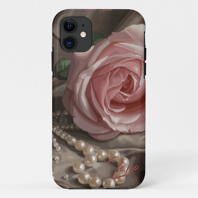 Funda De Case-Mate Para iPhone Silken Rosa (Reverso)