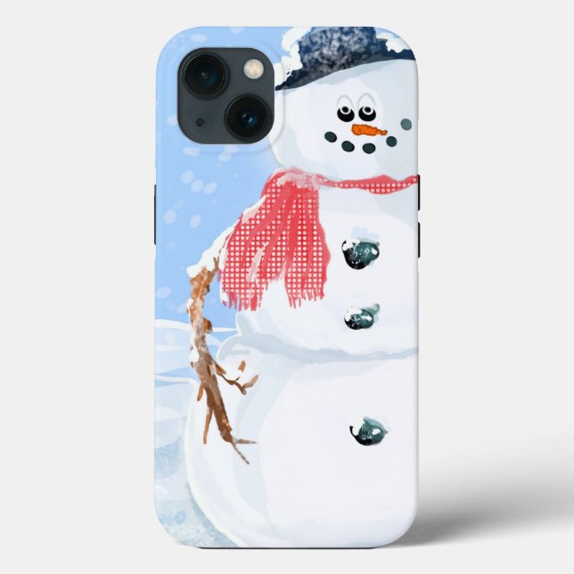 Funda De Case-Mate Para iPhone Silly Snowman (Reverso )