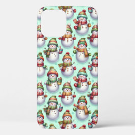 Funda Para iPhone 12 Pro Silly Snowmen