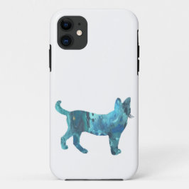Funda Para iPhone 11 Silueta abstracta del serval