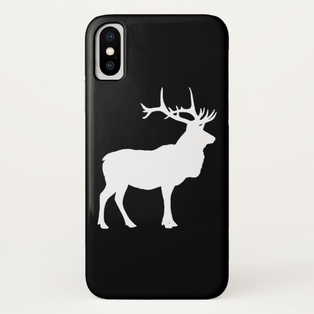 Funda De Case-Mate Para iPhone Silueta de alce (Reverso)