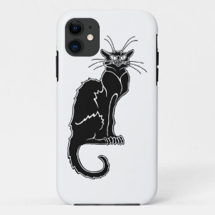 Funda Para iPhone 11 silueta de animal de gato negro