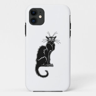 Funda Para iPhone 11 silueta de animal gato negro
