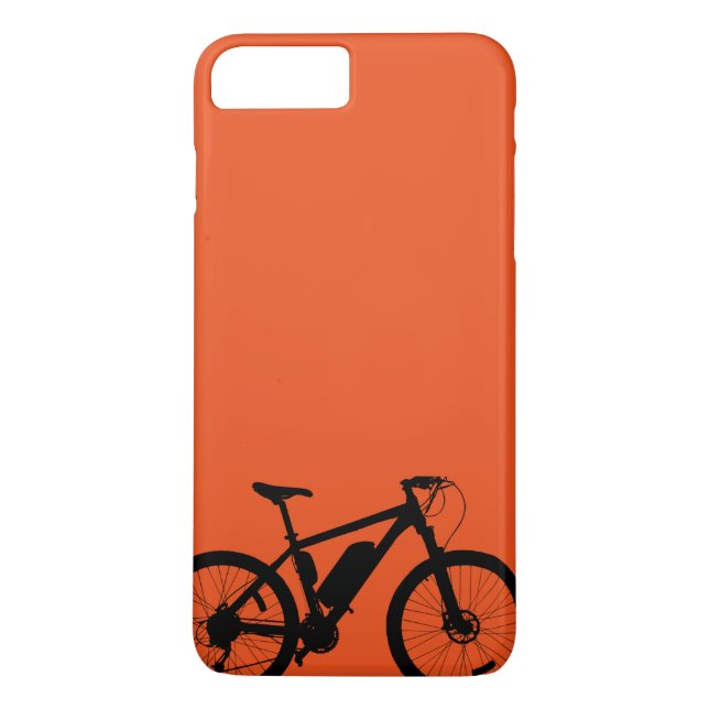 Funda De Case-Mate Para iPhone Silueta de bicicleta (Reverso)