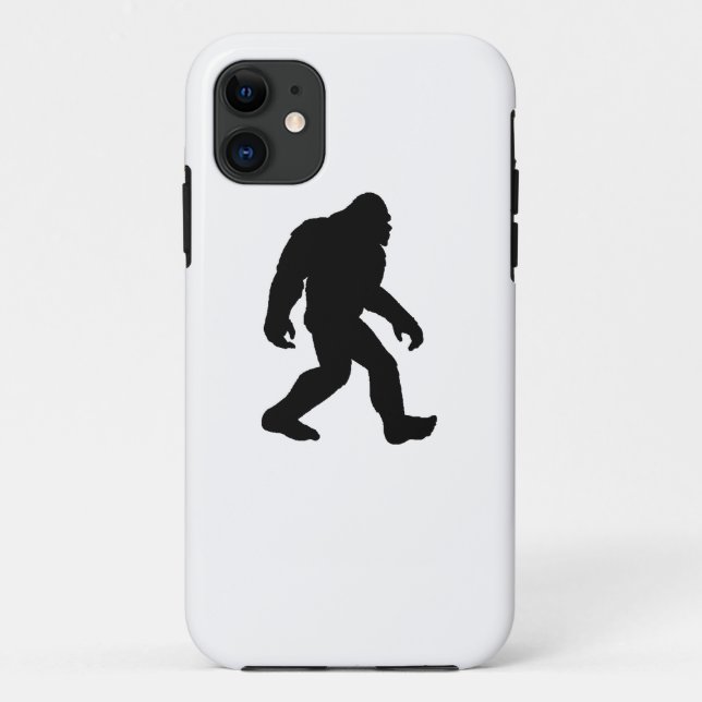 Funda De Case-Mate Para iPhone Silueta de Bigfoot (Reverso)