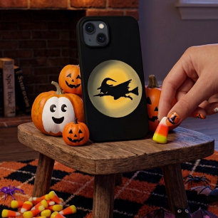 Funda Para iPhone 13 Silueta de bruja malvada volando