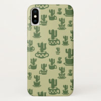 Silueta de cactus suculento en tazas y macetas