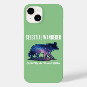 Funda Para iPhone 14 De Case-Mate Silueta de lobo de galaxia solitaria