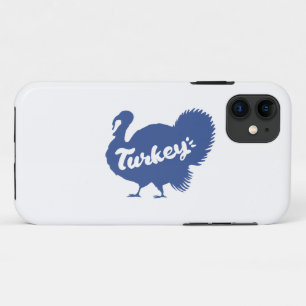 Funda Para iPhone 11 Silueta de pavo - Elegir color de fondo