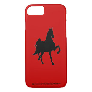 Funda Para iPhone 8/7 Silueta de Saddlebred