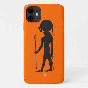 Funda Para iPhone 11 Silueta del dios egipcio antiguo Ra