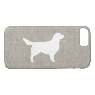 Funda Para iPhone 8/7 Silueta del golden retriever
