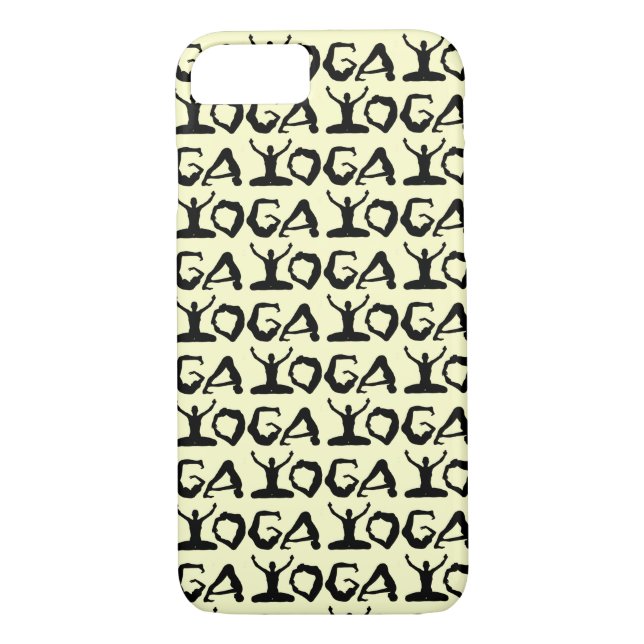 Funda De Case-Mate Para iPhone Siluetas de yoga (Reverso)