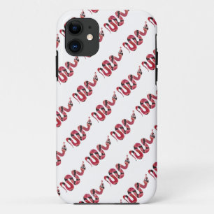 Funda Para iPhone 11 Siluetas negras y rojas
