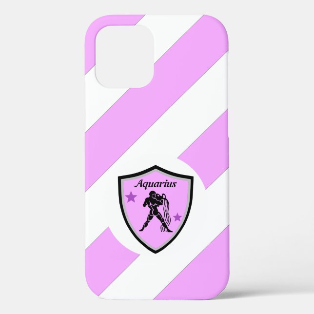 Funda De Case-Mate Para iPhone Símbolo acuario     (Reverso )