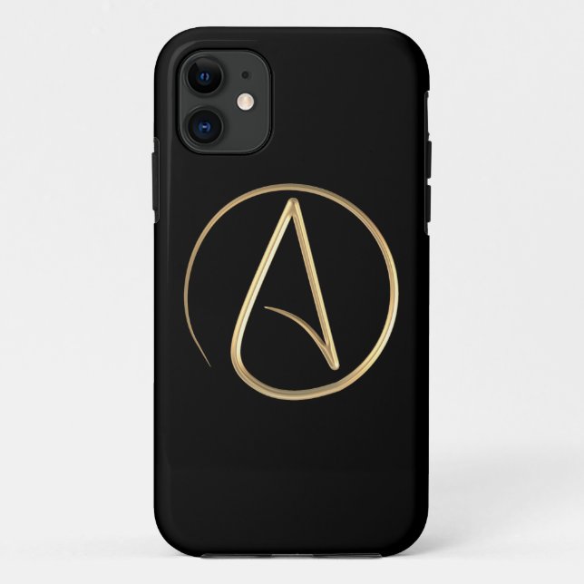 Funda De Case-Mate Para iPhone Símbolo ateo (Reverso)