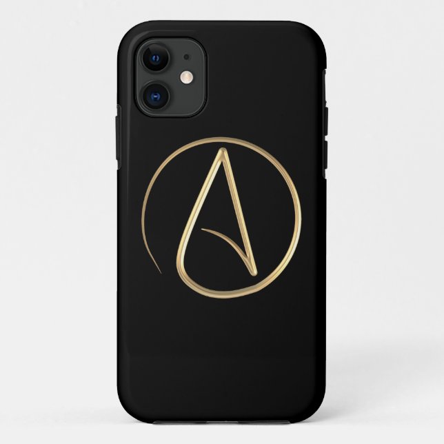 Funda De Case-Mate Para iPhone Símbolo ateo (Reverso)