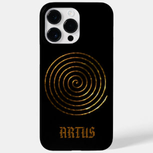 Funda Para iPhone 14 Pro Max De Case-Mate Símbolo céltico espiral,Personalizar
