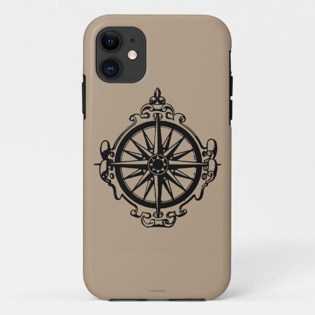 Funda De Case-Mate Para iPhone Símbolo: Compás (Reverso)