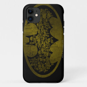 Funda Para iPhone 11 Símbolo de Batman   Calaveras con el logotipo del