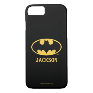 Funda Para iPhone 8/7 Símbolo de Batman   Logotipo Oval