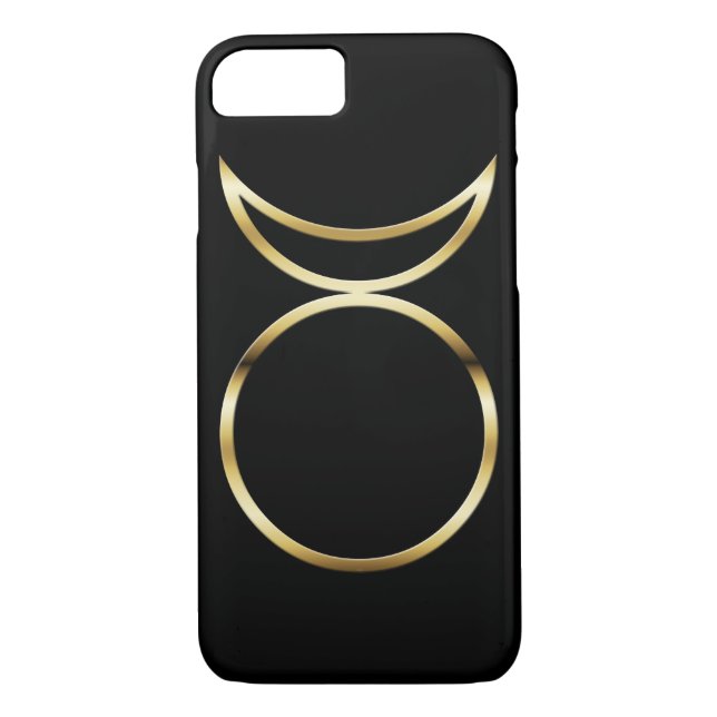 Funda De Case-Mate Para iPhone Símbolo de Dios del cuerno de Pagan caído (Reverso)