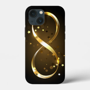 Funda Para iPhone 13 Mini Símbolo de infinito dorado