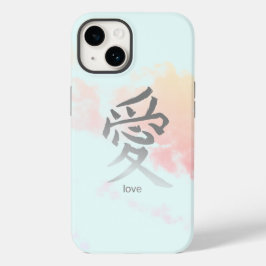 FUNDA PARA iPhone 14 DE Case-Mate SÍMBOLO DE KANJI PARA EL CIELO DE AMOR Y LAS NUBES