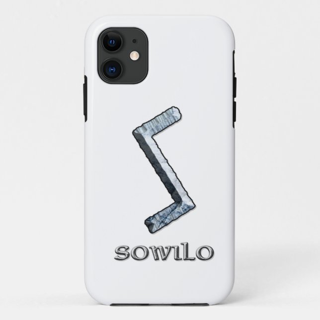 Funda De Case-Mate Para iPhone Símbolo de la runa de Sowilo (Reverso)