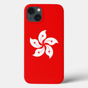 Funda Para iPhone 13 Símbolo de orquídea blanca de la bandera de Hong K