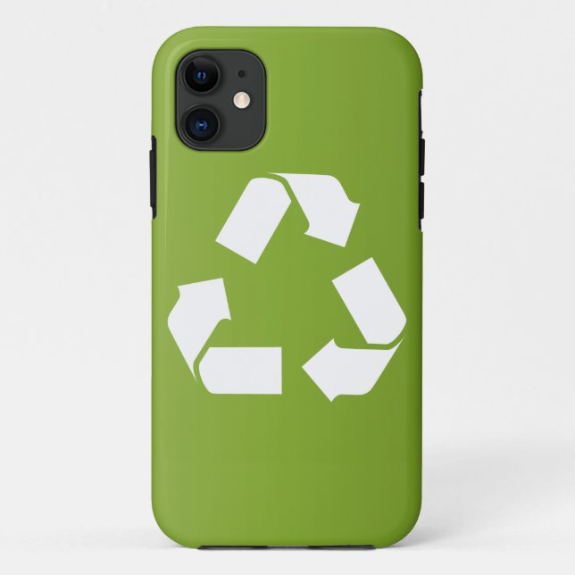 FUNDA DE Case-Mate PARA iPhone SÍMBOLO DE RECICLAJE (Reverso)