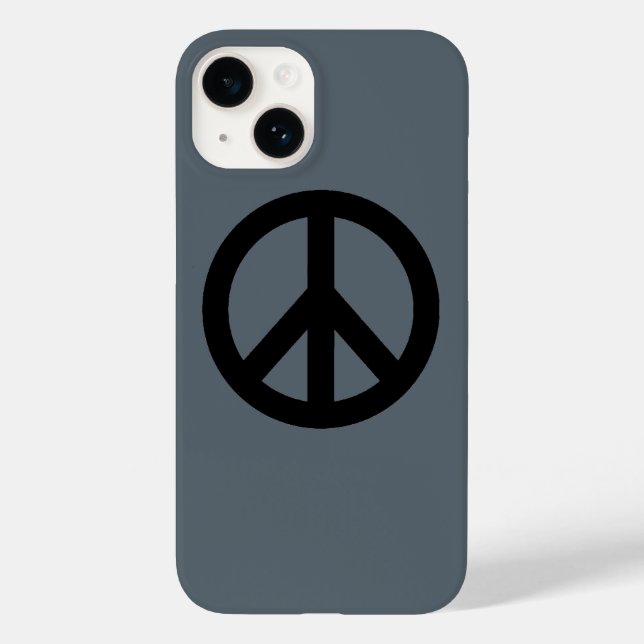 Funda De Case-Mate Para iPhone Símbolo de signo de paz (Reverso )