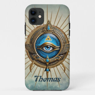 Funda Para iPhone 11 Símbolo del ojo alistador egipcio,