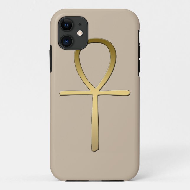 Funda De Case-Mate Para iPhone Símbolo egipcio cruzado de Ankh (Reverso)