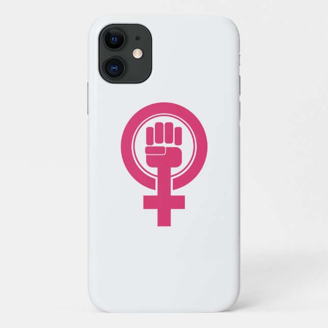 Funda De Case-Mate Para iPhone Símbolo femenino de resistencia (Reverso)