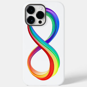 Funda Para iPhone 14 Pro Max De Case-Mate Símbolo infinito arcoiris en capas