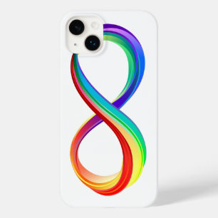 Funda Para iPhone 14 Plus De Case-Mate Símbolo infinito arcoiris en capas