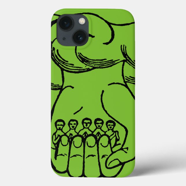 Funda De Case-Mate Para iPhone Símbolo: Mano divina (Reverso)