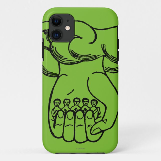 Funda De Case-Mate Para iPhone Símbolo: Mano divina (Reverso)