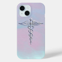 Símbolo médico de Caduceus en la decoración de la