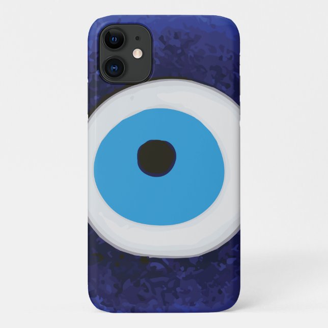Funda De Case-Mate Para iPhone Símbolo Nazar Evil Eye Protection Amulet Blue Bebe (Reverso)